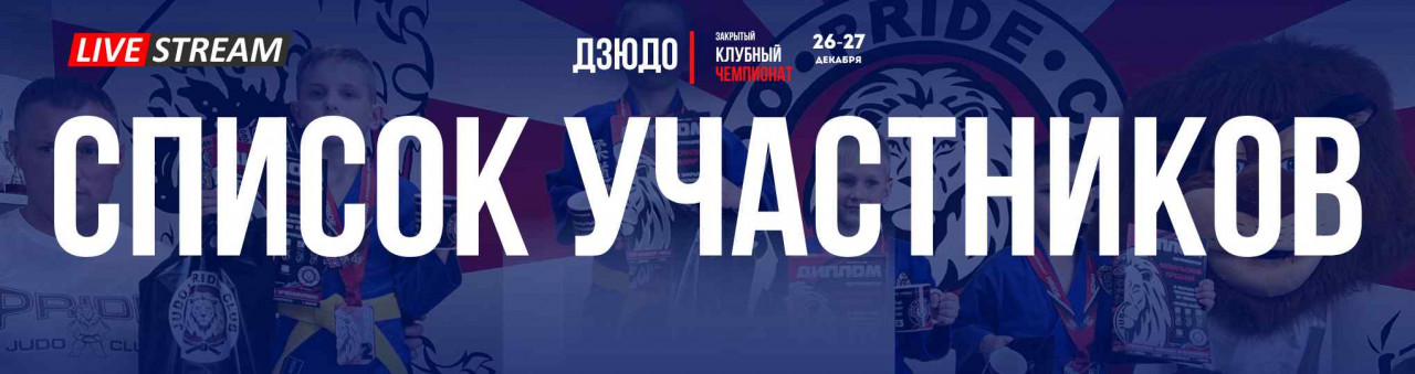 Списки зарегистрированных на клубный чемпионат